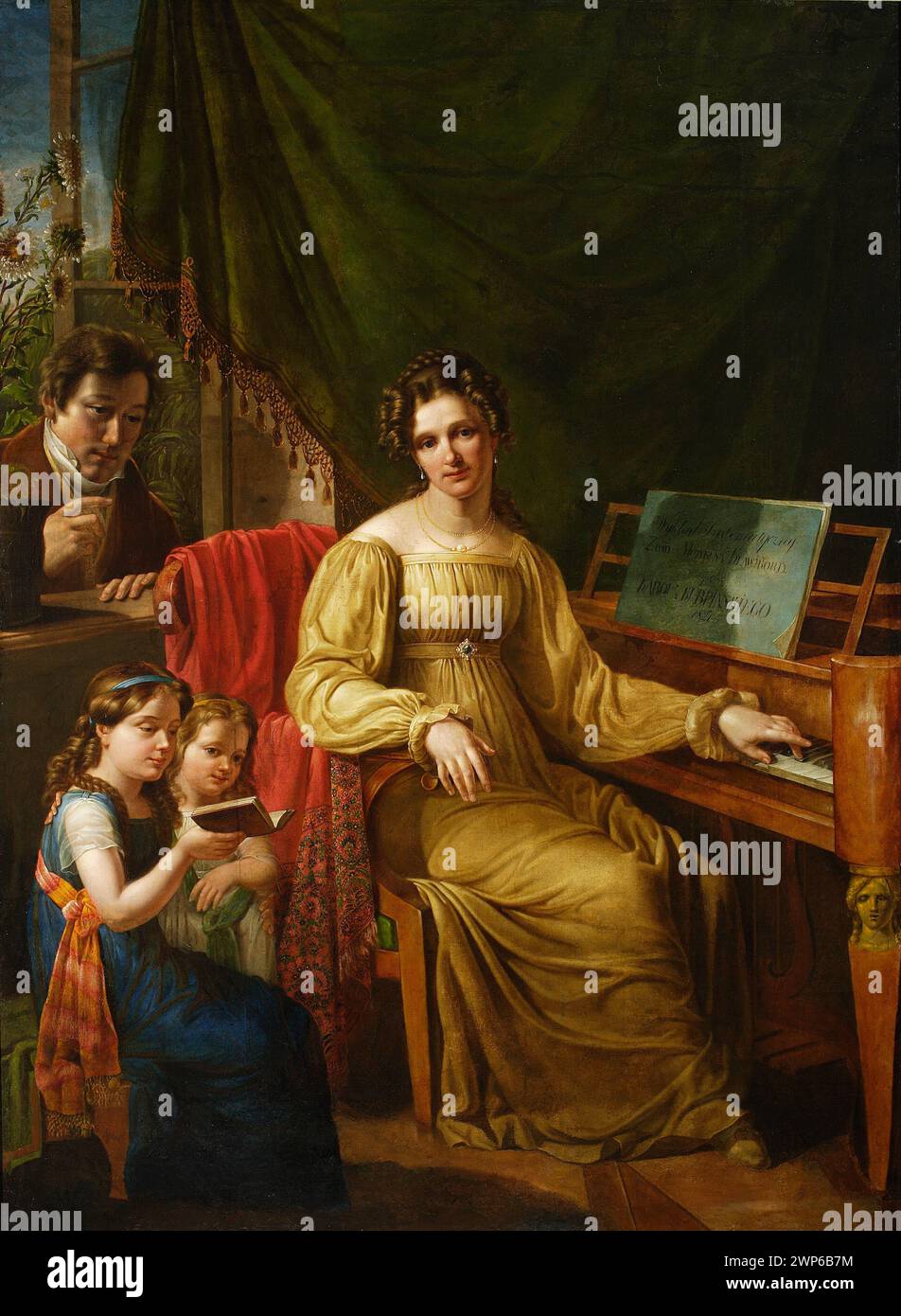 Self -portrait from families; Blank, Antoni Jan (1785-1844); 1825 (1825 ...