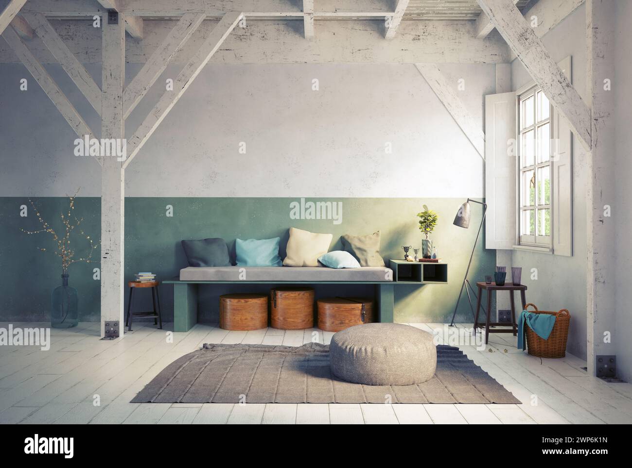 country style living room Stock Photo - Alamy