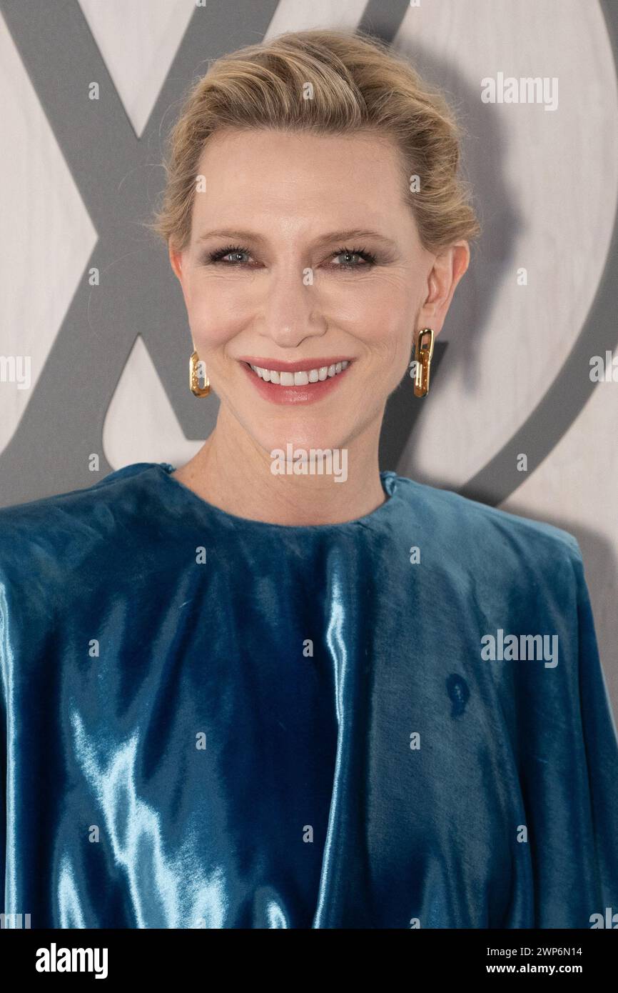 Paris, France. 05th Mar, 2024. Cate Blanchett attends the Louis Vuitton