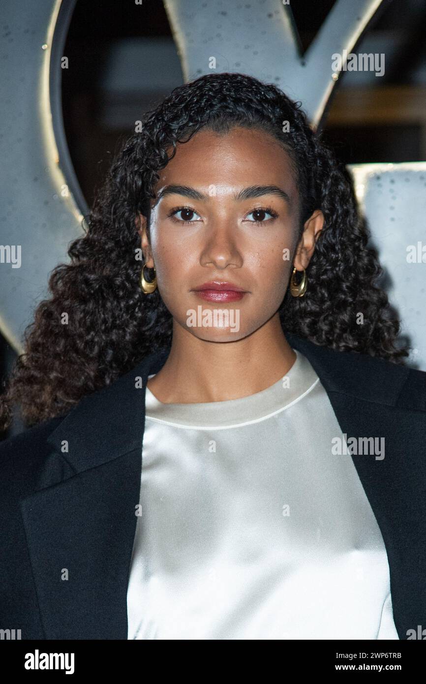 Paris, France. 05th Mar, 2024. Olivia Dean attending the Yves Saint