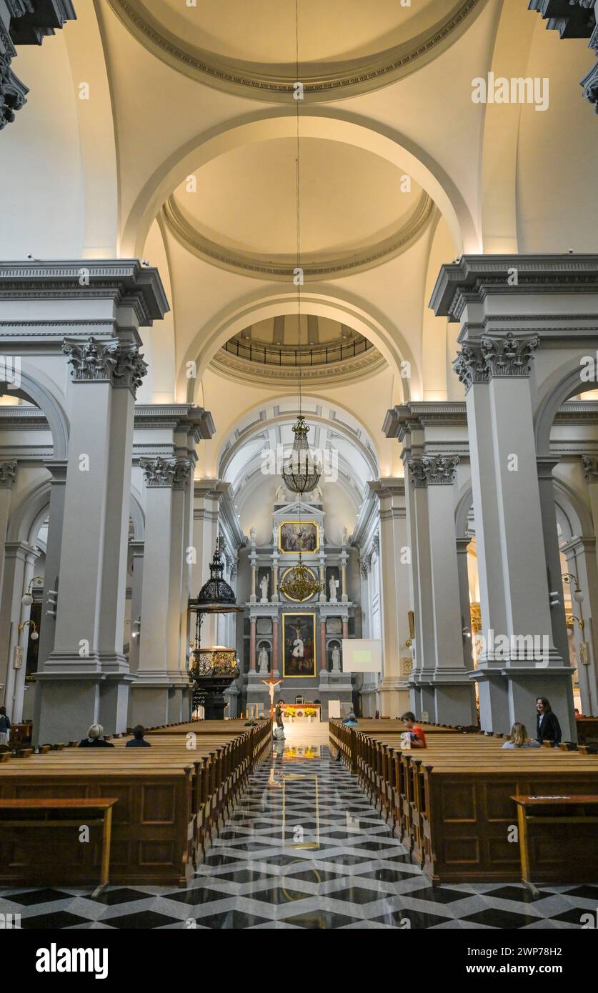 Allerheiligenkirche, plac Grzybowski, Warschau, Woiwodschaft Masowien, Polen Stock Photo