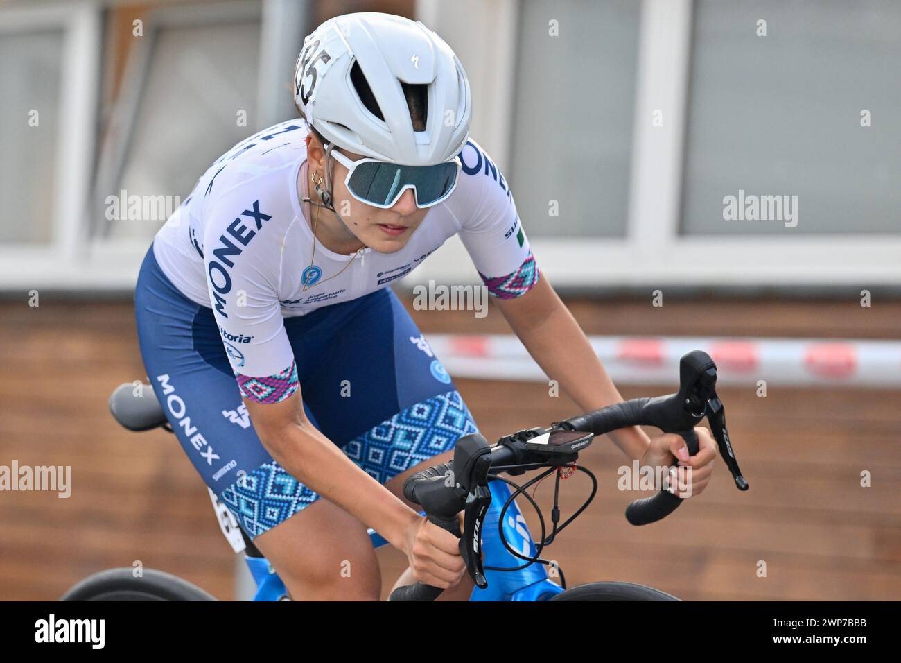 Loano, Italy. 05th Mar, 2024. TAMEZ ESCAMILLA JACQUELINE - A.R. MONEX PRO CYCLING TEAM during Femminile - Trofeo Ponente Rosa - Loano/Loano, Street Cycling race in Loano, Italy, March 05 2024 Credit: Independent Photo Agency/Alamy Live News Stock Photo