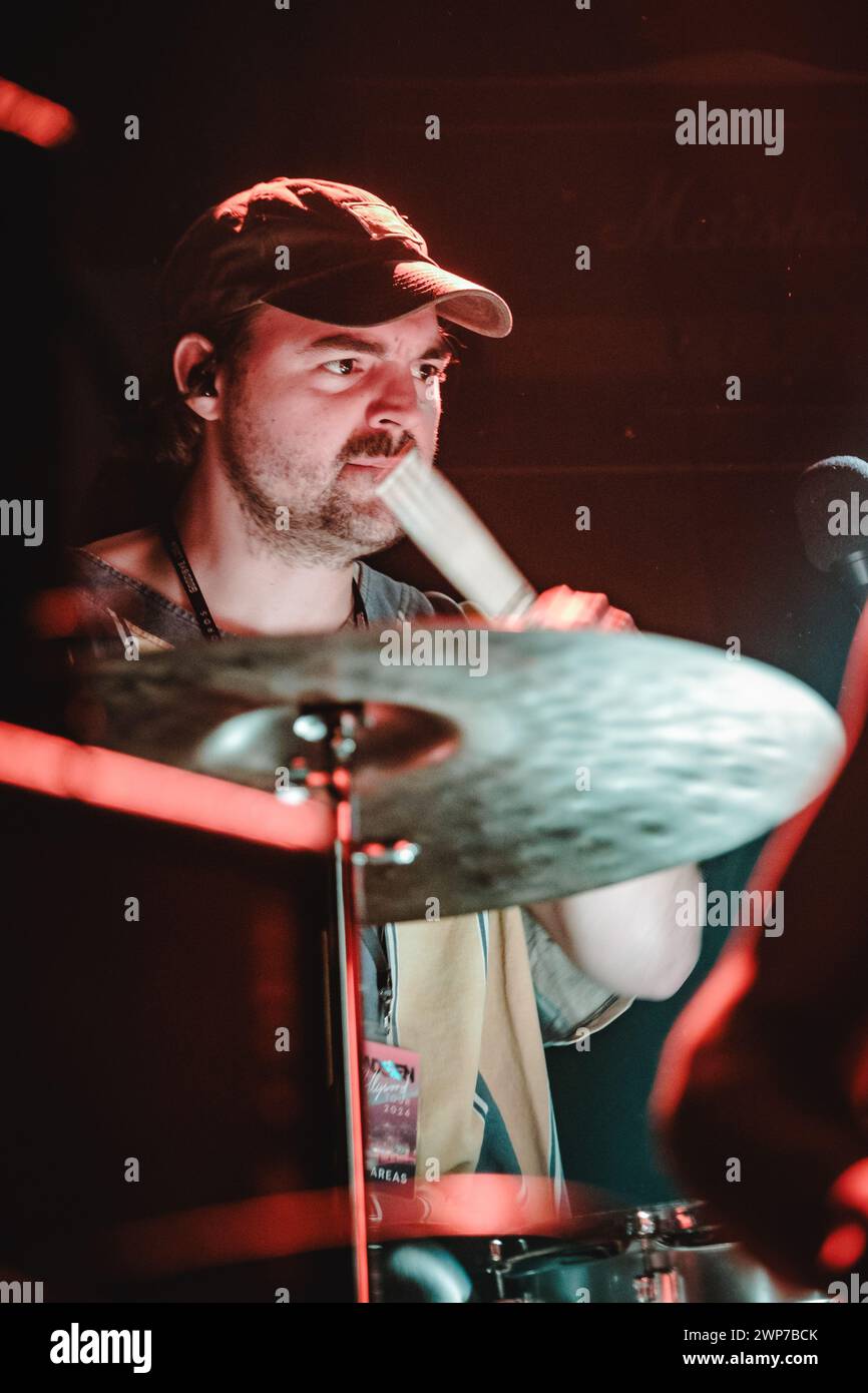 Bern, Switzerland. 05th Mar, 2024. The German indie pop band The Late