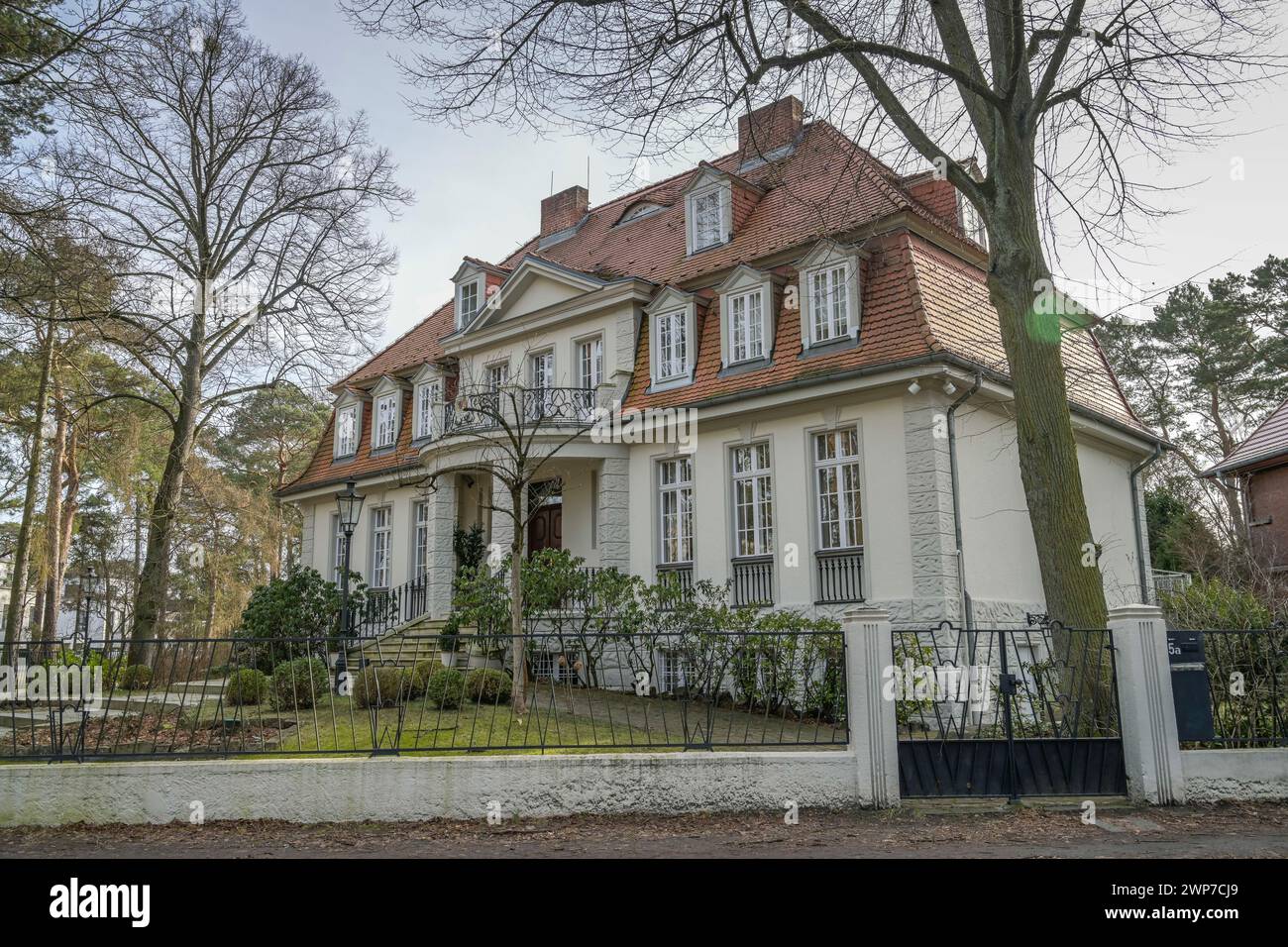 Villa, Residenz Botschafter Luxemburg, Wildpfad 5, Grunewald, Charlottenburg-Wilmersdorf, Berlin, Deutschland Stock Photo