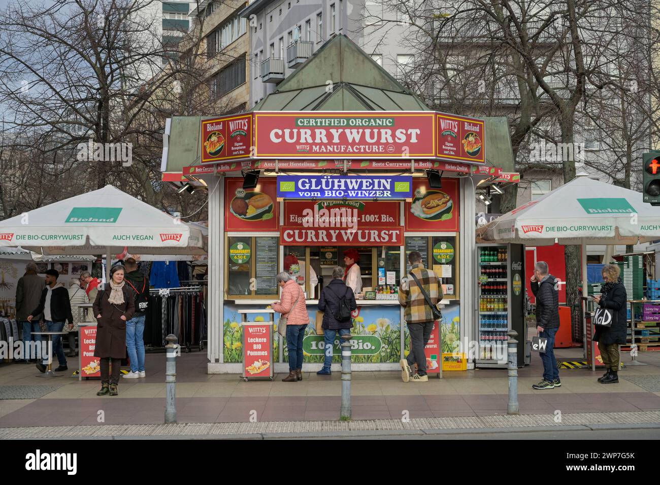 Witty´s Currywurst, Wittenbergplatz, Tauentzienstraße, Schöneberg, Tempelhof-Schöneberg, Berlin, Deutschland Stock Photo