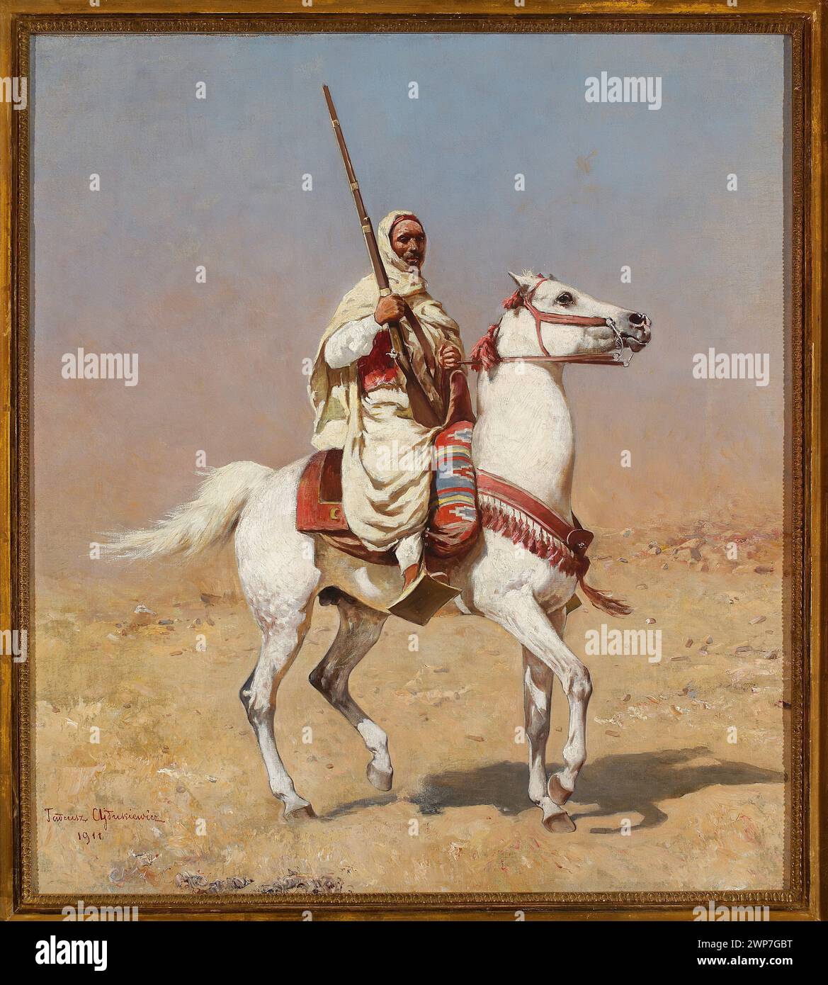Arab horse rider in traditional hi-res stock photography and images - Alamy