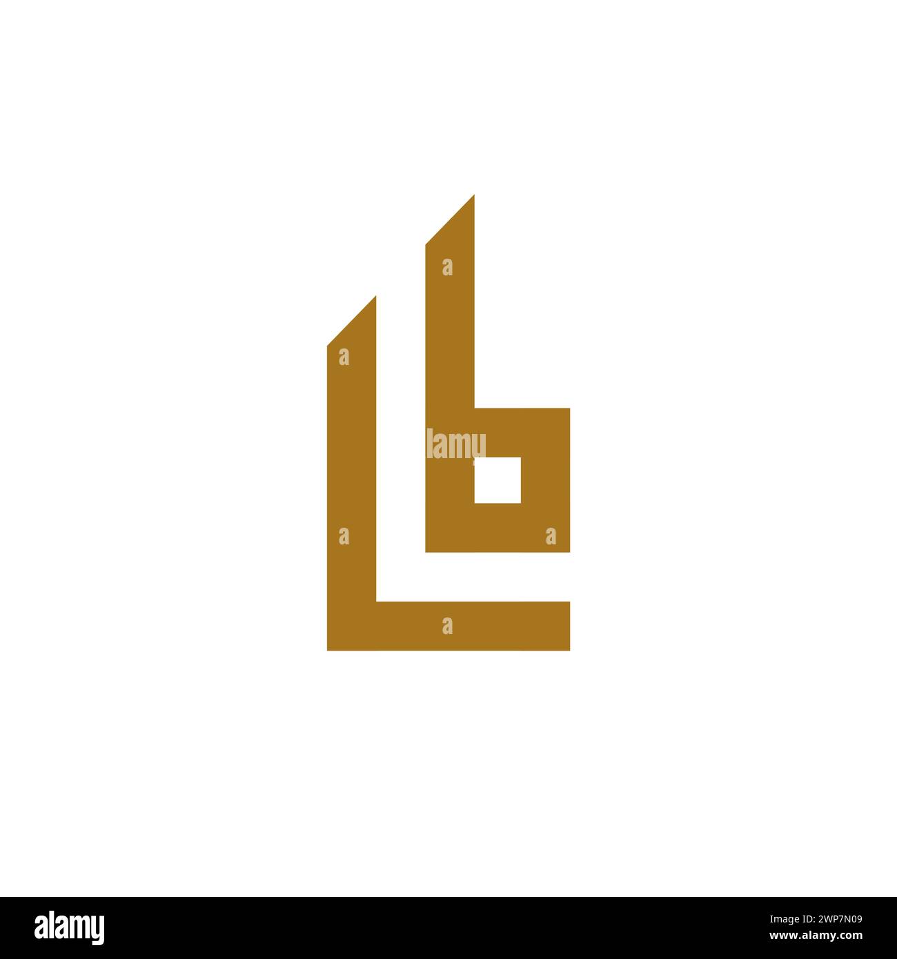 LB Building Logo. Letter BL Logo Stock Vector