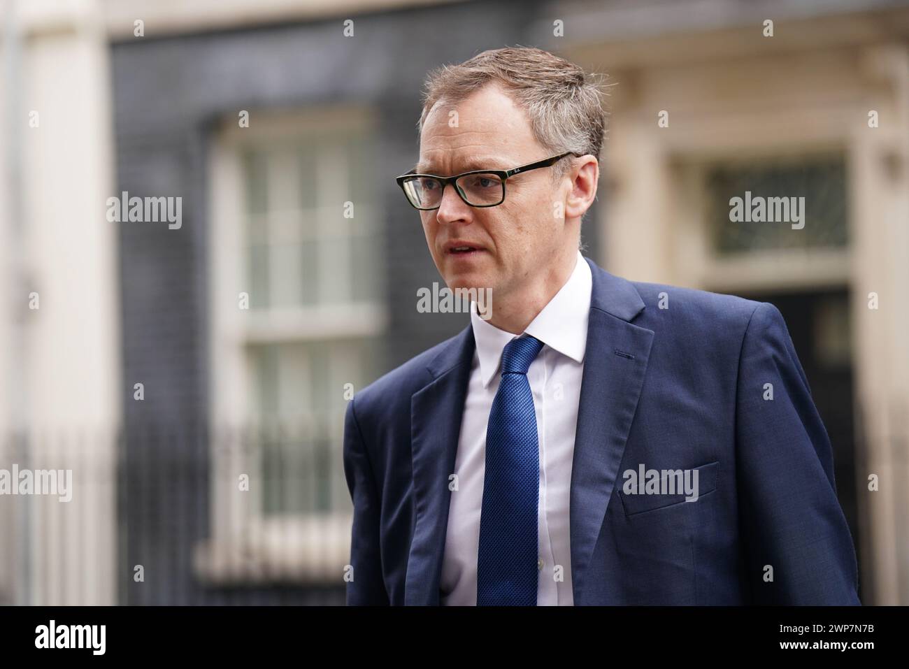 Welsh Secretary David TC Davies Leaves Downing Street, London ...