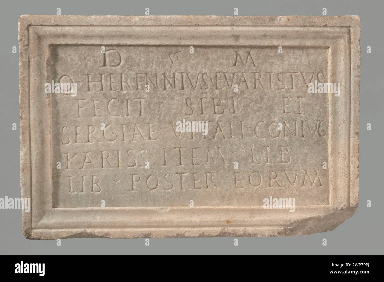 Roman Inscriptions Addvert A Latin tombstone from the 2nd century AD, featuring inscriptions used ...