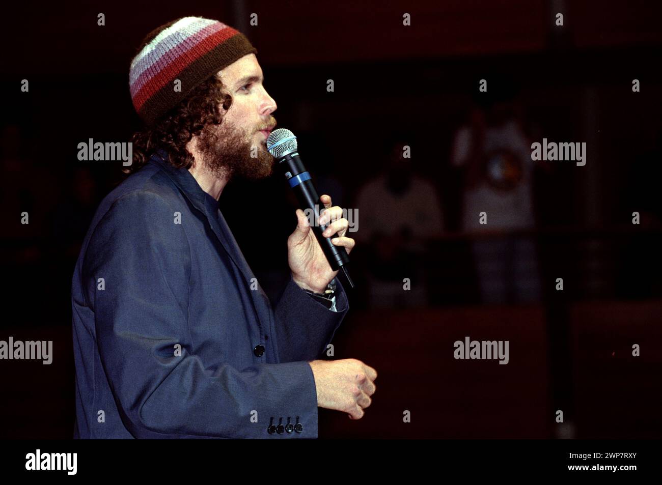 Torino Italy 21/10/1997: Jovanotti,Italian singer, during the press conference at the Salone della Musica Stock Photo