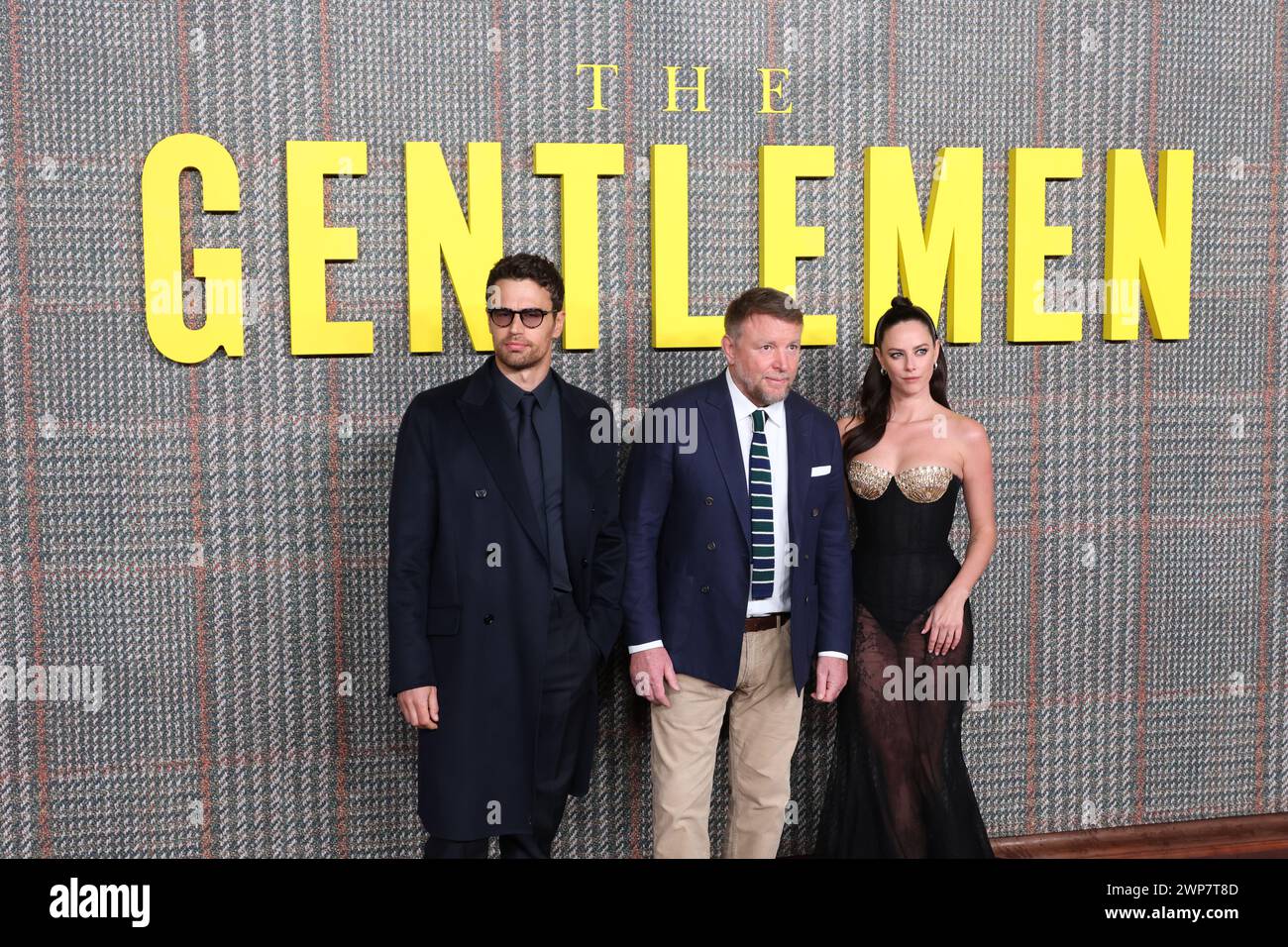 Theo James, Guy Ritchie and Kaya Scodelario, THE GENTLEMEN UK Series