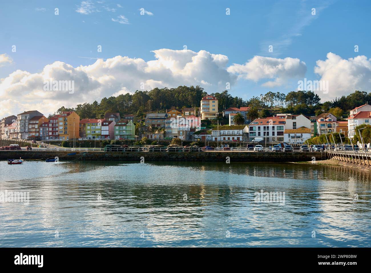 A small fishing village on the Costa de la Muerte in Galicia, Spain Stock Photo