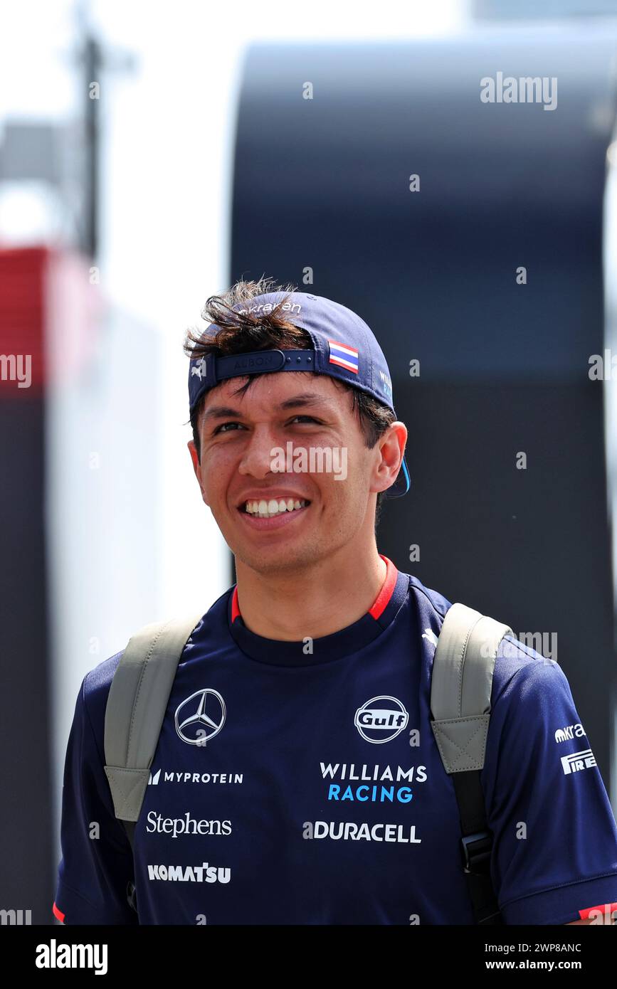 Jeddah, Saudi Arabia. 06th Mar, 2024. Alexander Albon (THA) Williams ...