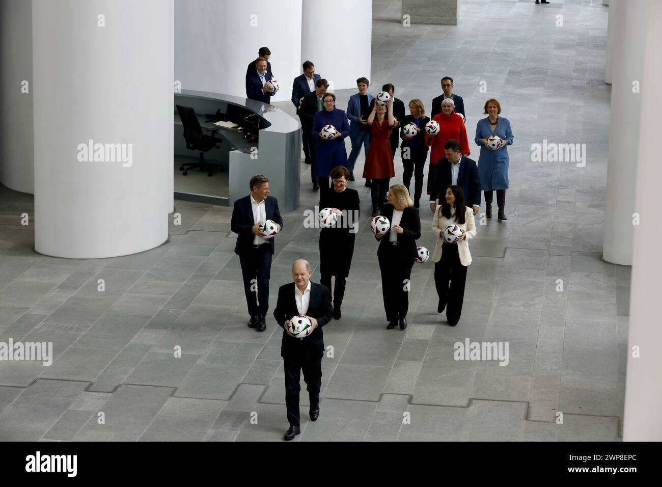 Berlin, Germany, March 6, 2024. The German Chancellor, Olaf Scholz