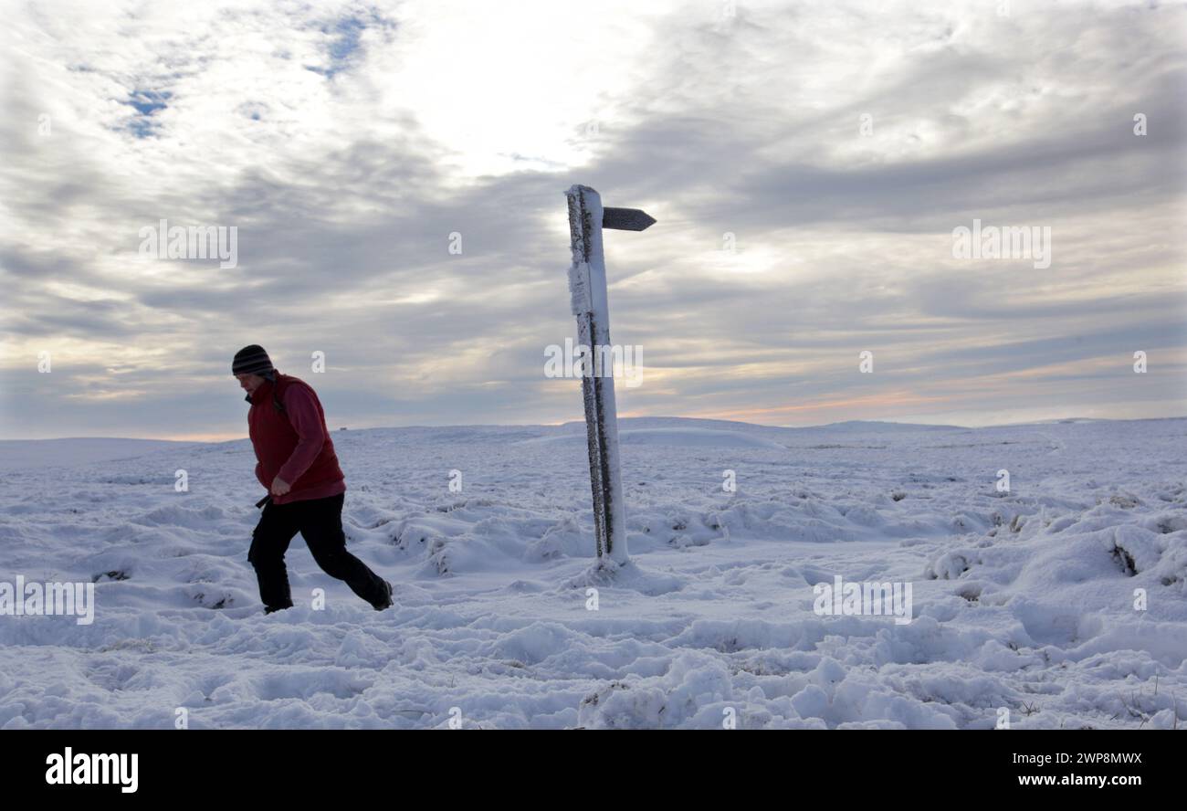 Walk In Deep Snow Man struggles to walk hi-res stock photography and images - Alamy