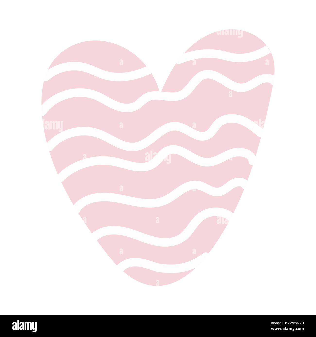 Simple doodle heart. Hand drawn heart isolated on white background ...