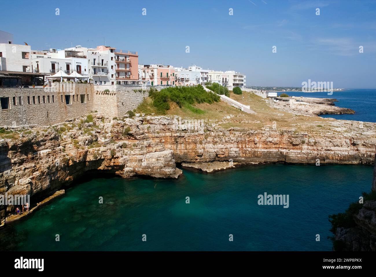 Italy Apulia Polignano a Mare (BA):  The coast Stock Photo