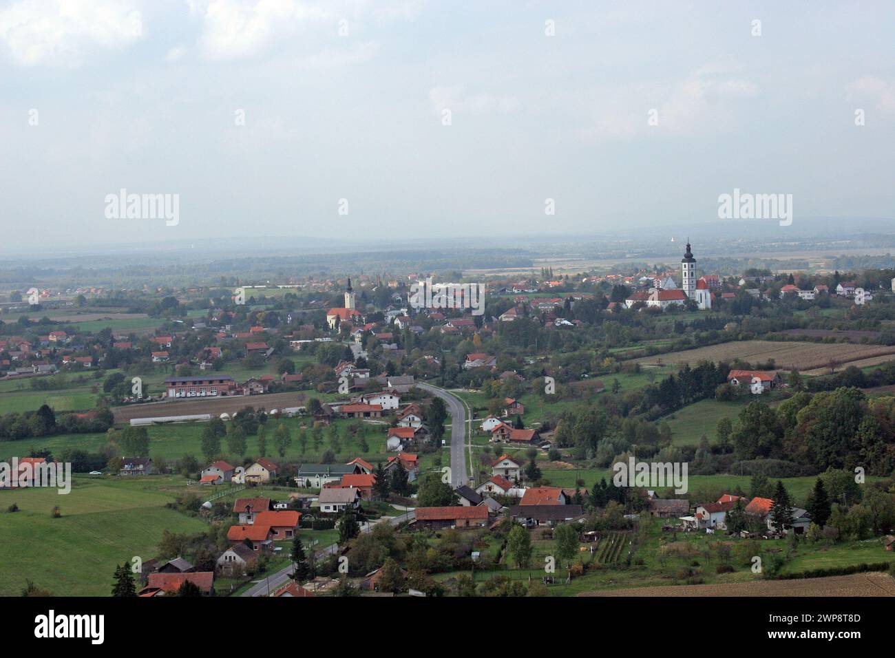 Klostar Ivanic is a populated place and the municipality of the same name near Ivanic-Grad, belonging to Zagreb County in the Republic of Croatia Stock Photo