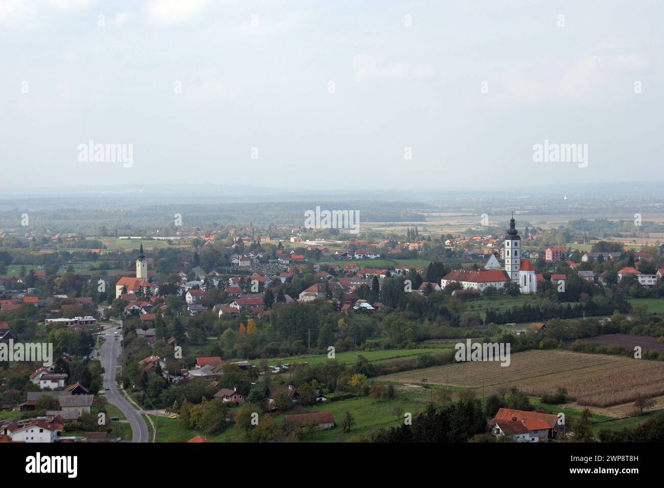 Klostar Ivanic is a populated place and the municipality of the same name near Ivanic-Grad, belonging to Zagreb County in the Republic of Croatia Stock Photo