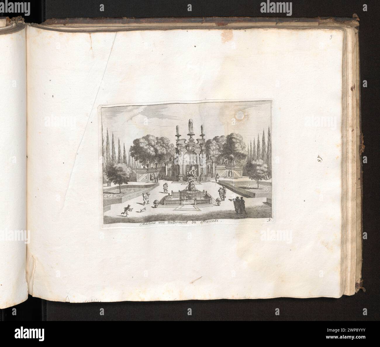 Machina von Wasserwerk zu frascadi; Küsel, Melchior I (1626-1683), Baur ...