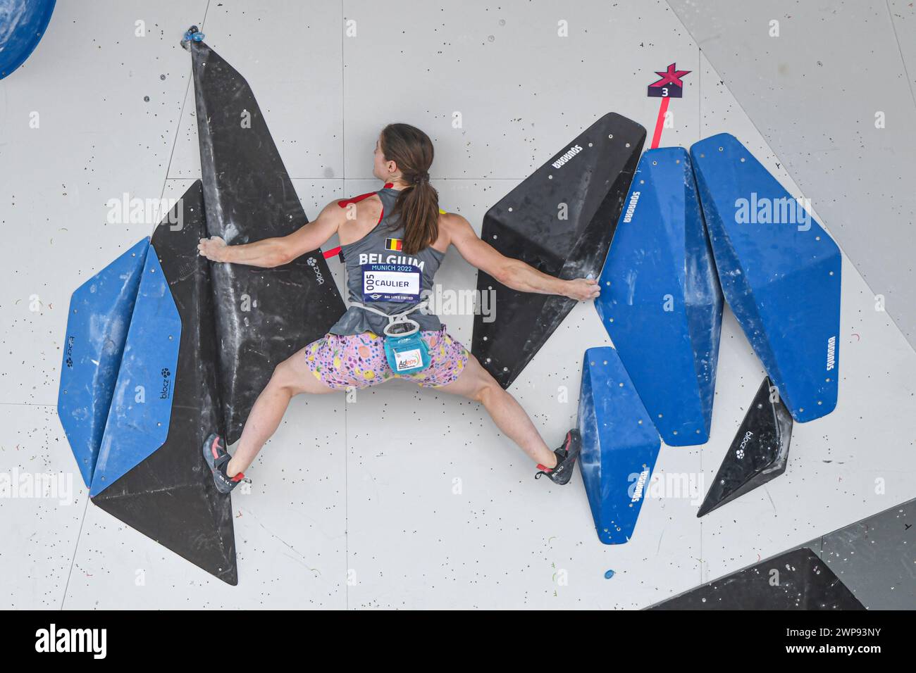 Chloe Caulier (Belgium). Sport Climbing. European Championships Munich 2022 Stock Photo Alamy