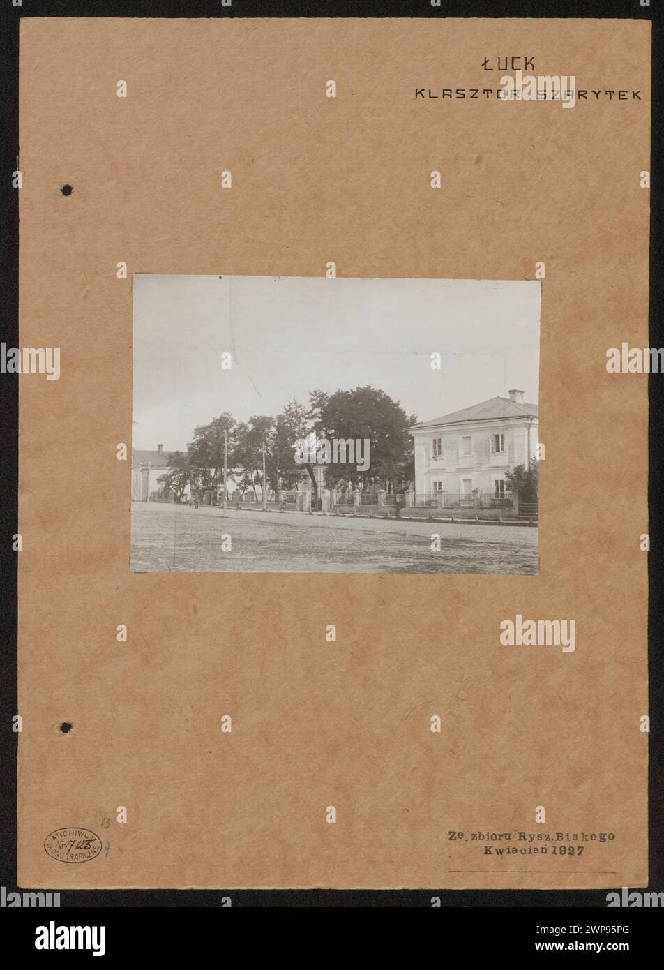 Depiction of a deteriorated monastery created around 1917, illustrating ...