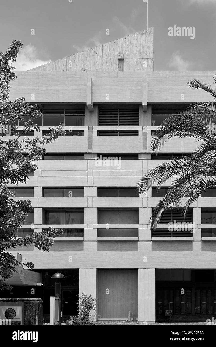 Kurashiki City Art Museum, former Kurashiki City Hall, designed by Tange Kenzo, 1960; Okayama Prefecture, Japan Stock Photo