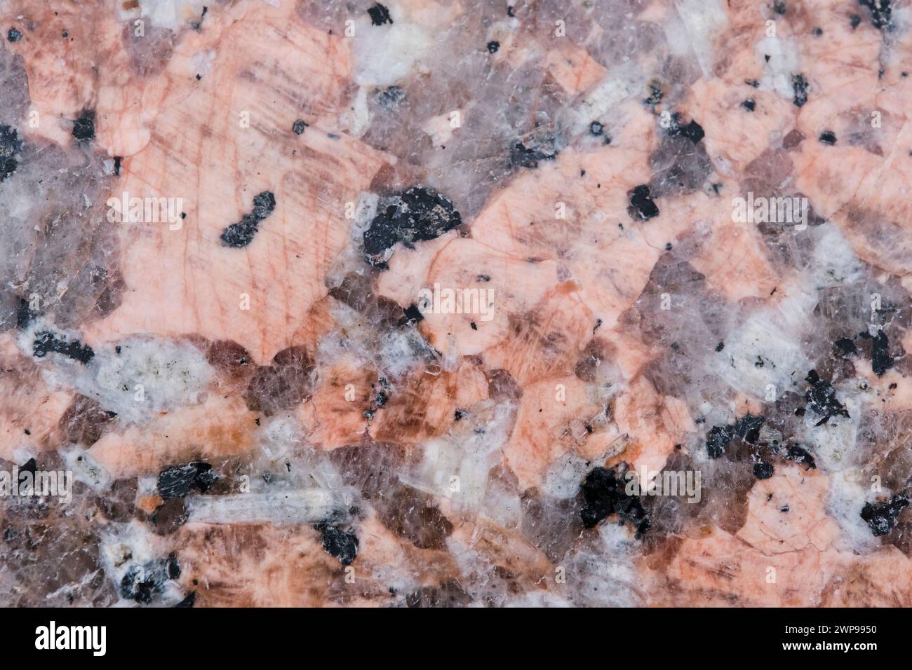 Brown granite chips stone background closeup Stock Photo