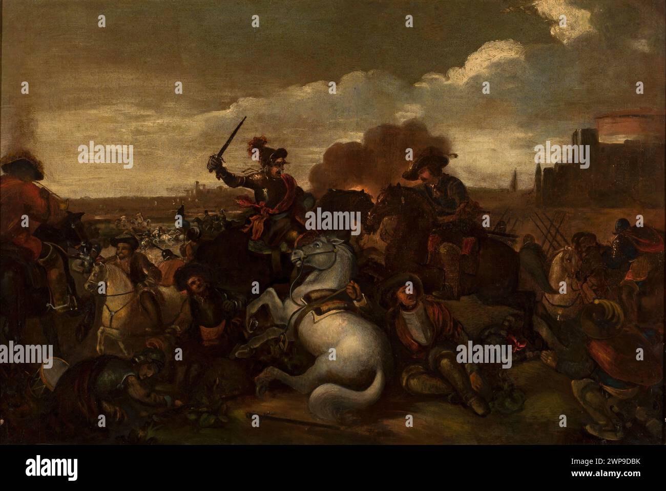 Battle;  End of the 17th century (1690-00-00-1699-00-00);battles, battle scenes, multi -stone scenes Stock Photo