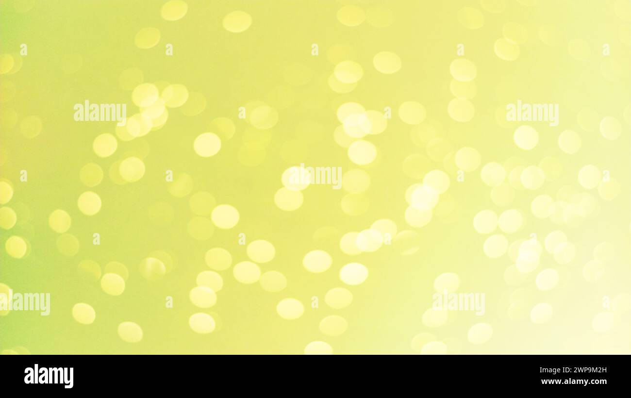 Yellow background with bokeh effect. Soothing interior color. Texture ...