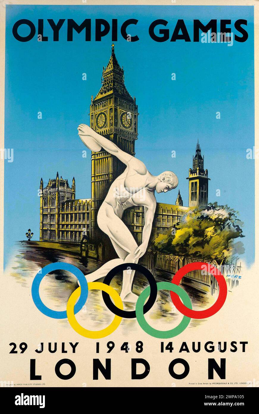 Vintage olympic poster hi-res stock photography and images - Alamy