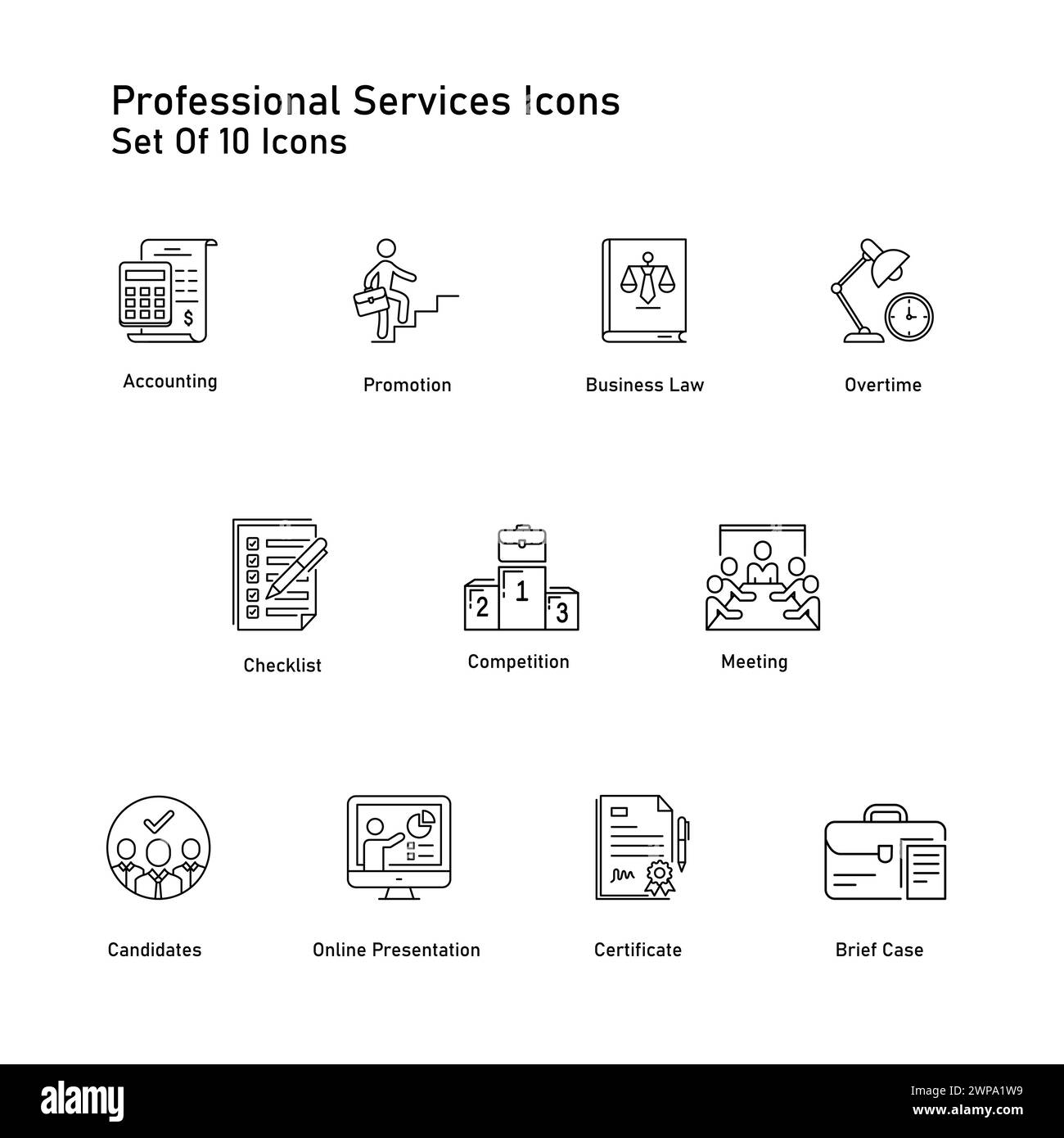 Professional services symbols hi-res stock photography and images - Alamy