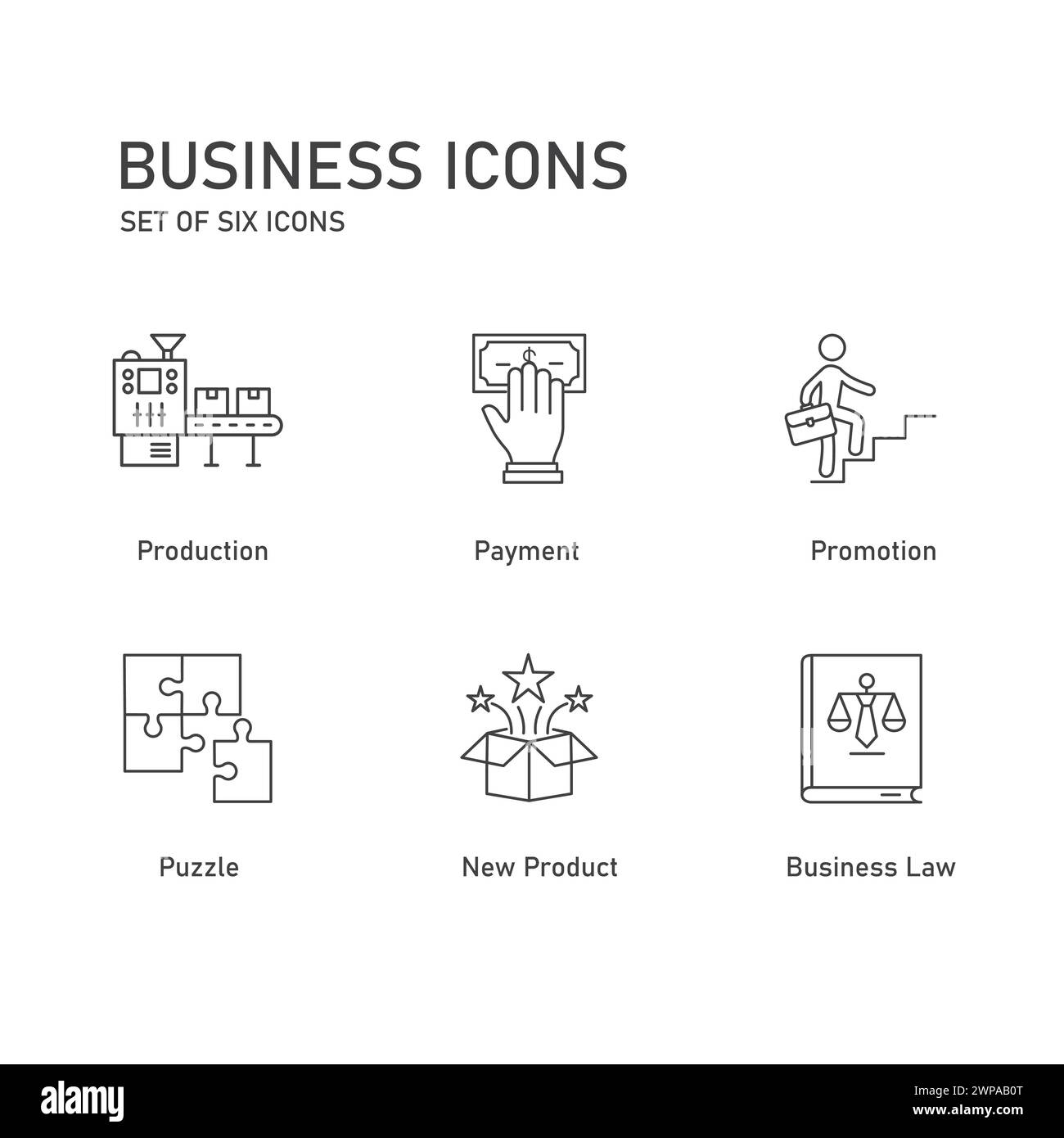 Financial Technology Vector Icon Set Stock Vector