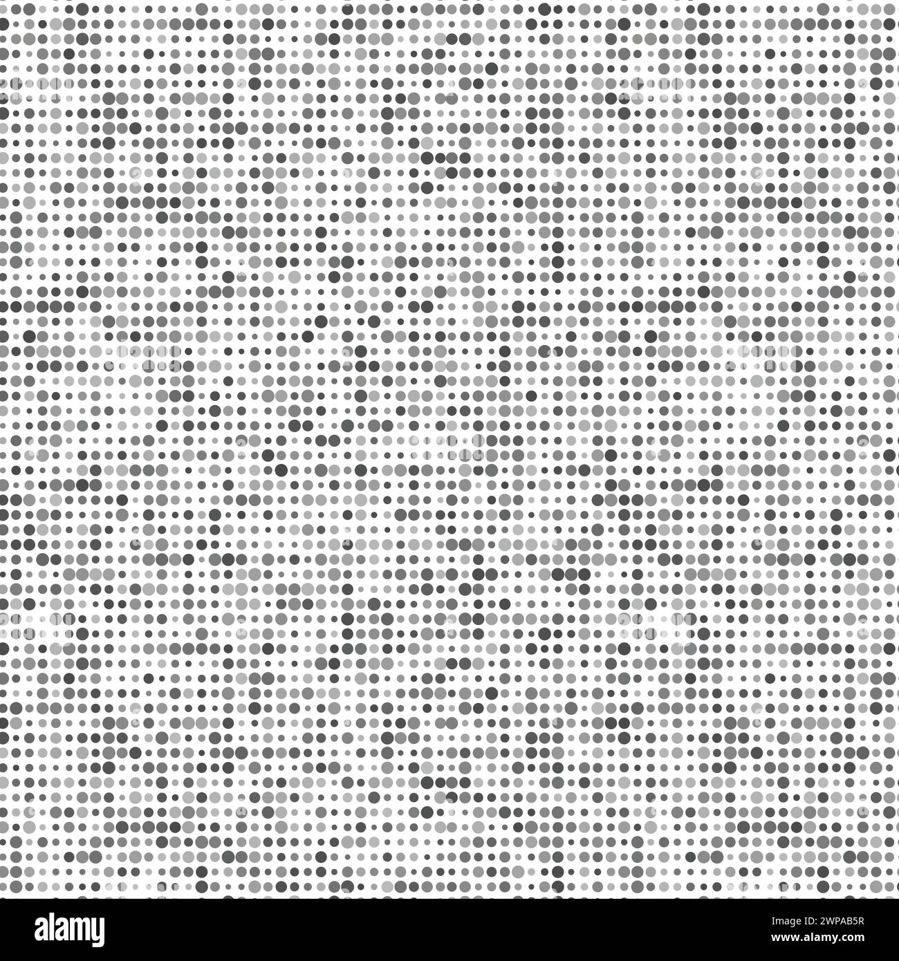 Grunge halftone vector background. Halftone dots vector texture. Abstract wave halftone black and white. Monochrome texture for printing on badges, po Stock Vector