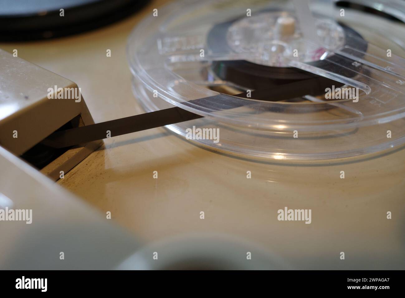 Teac A-3440 Reel-to-reel front view Stock Photo - Alamy