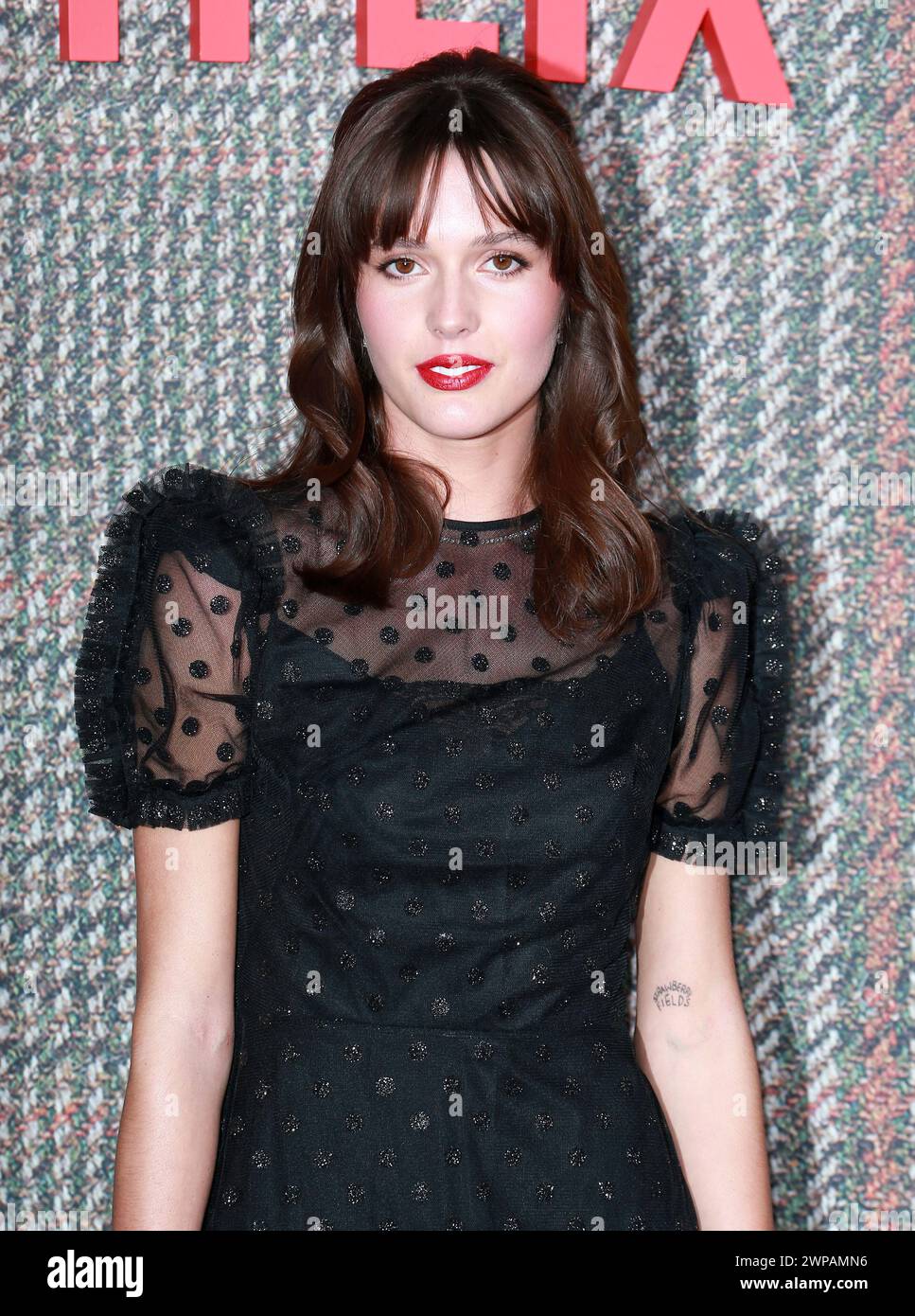 Ruby Sear attends the UK Series Global Premiere of "The Gentlemen" at
