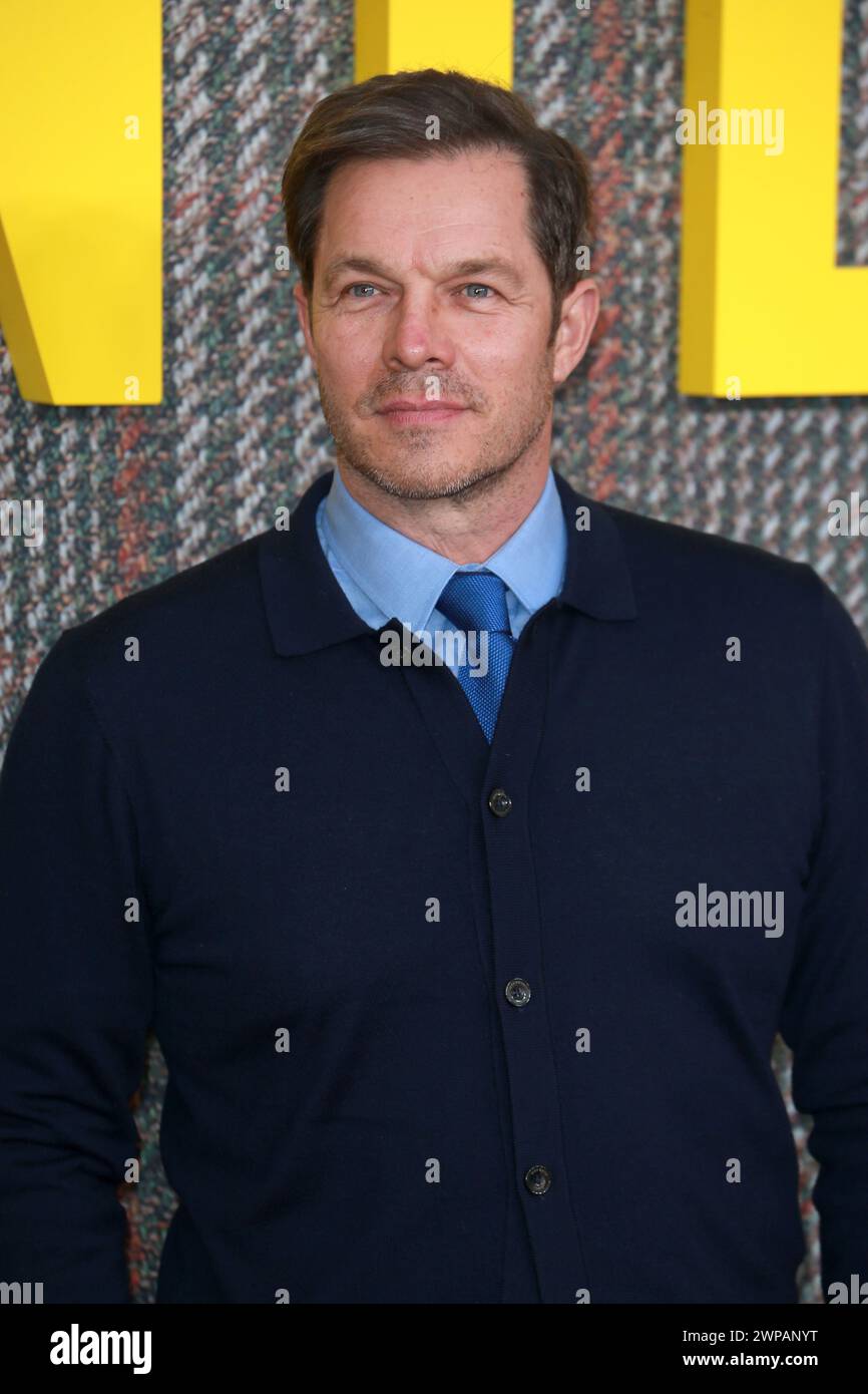 London, UK. 05th Mar, 2024. Paul Sculfor attends the UK Series Global Premiere of 'The Gentlemen' at the Theatre Royal Drury Lane in London. (Photo by Fred Duval/SOPA Images/Sipa USA) Credit: Sipa USA/Alamy Live News Stock Photo
