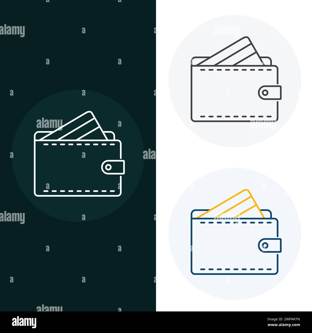 Wallet Vector Illustration Icon Design Stock Vector