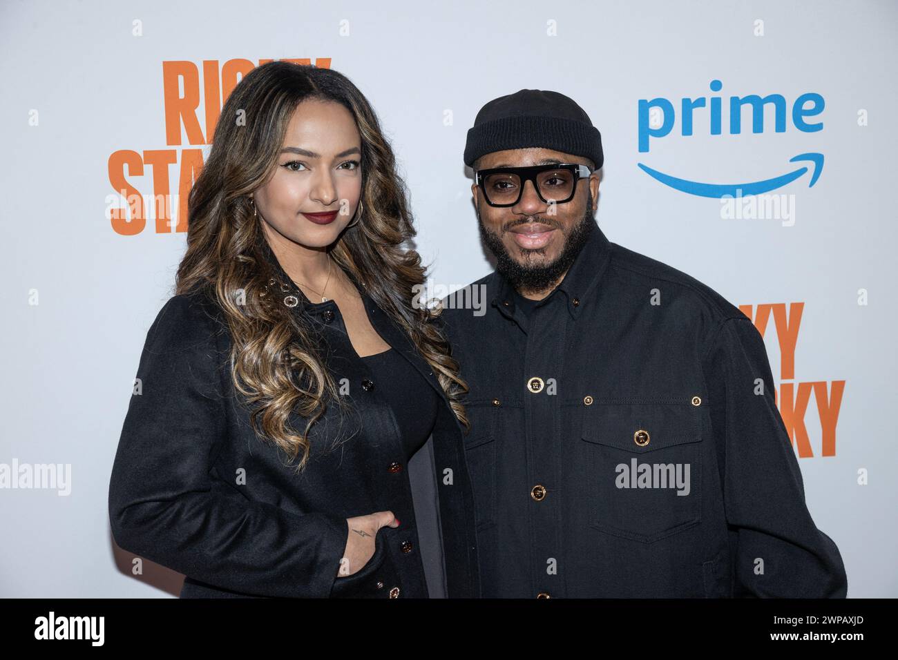Ling And Lamb Ling and Lamb attend premiere of 'Ricky Stanicky' at Regal E-Walk in
