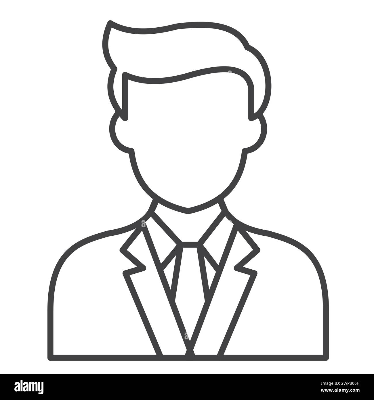 Business Man Vector illustration Icon Design Stock Vector