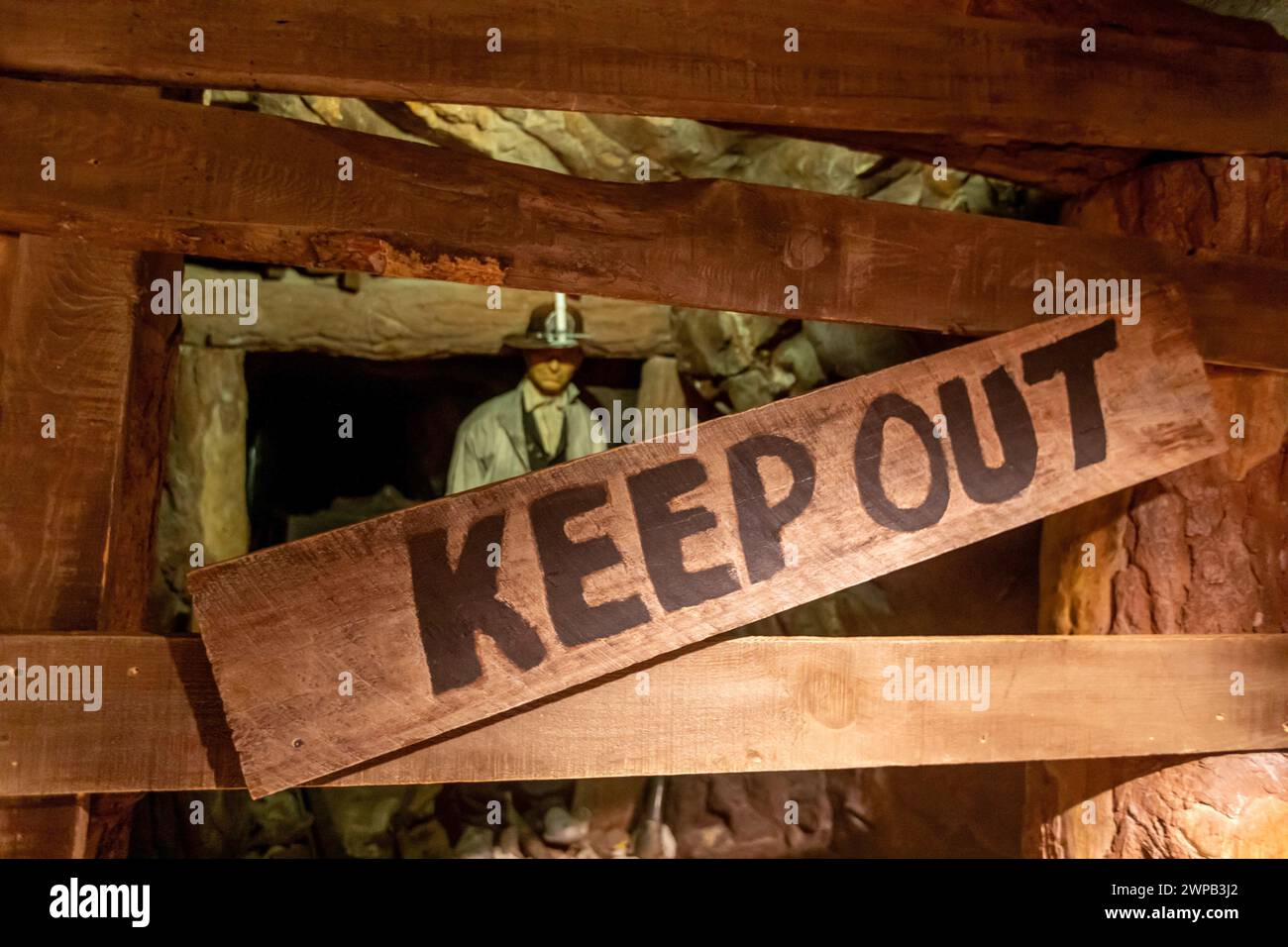 Lansing, Michigan - The Michigan History Museum. A display explores ...