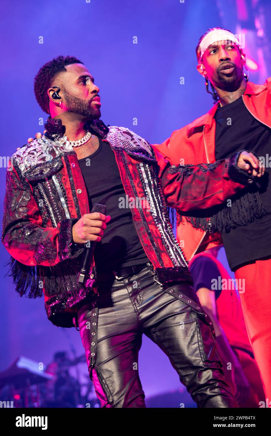 London, United Kingdom. 4th March 2024. Jason Derulo puts on a show in