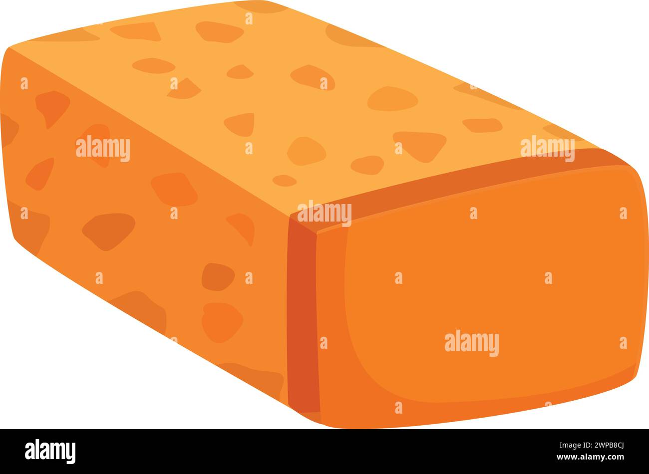 Restaurant bread croutons icon cartoon vector. Snack menu loaf. Crispy ...