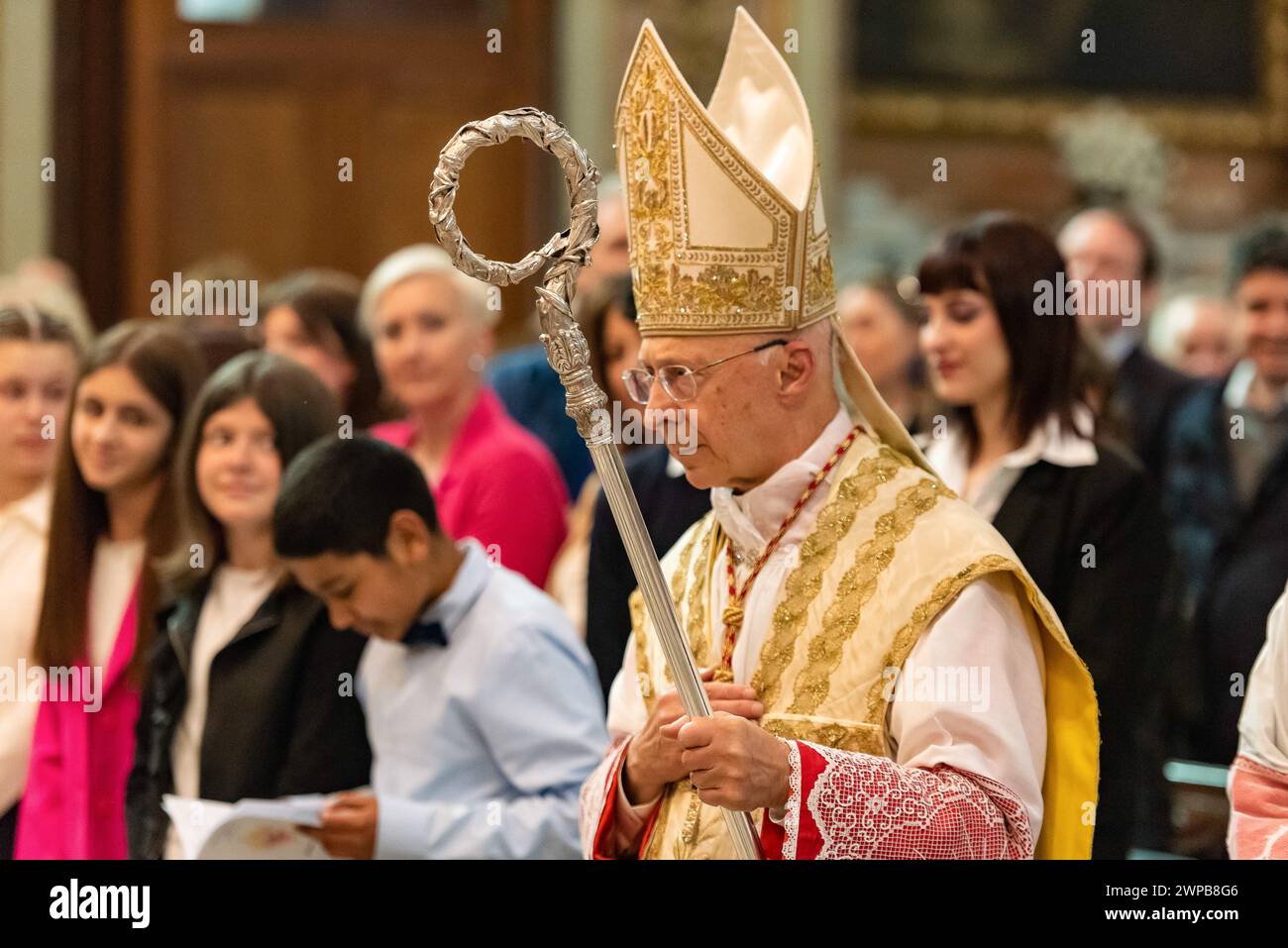 GENOA, ITALY APRIL 22 2023 Angelo Bagnasco during the