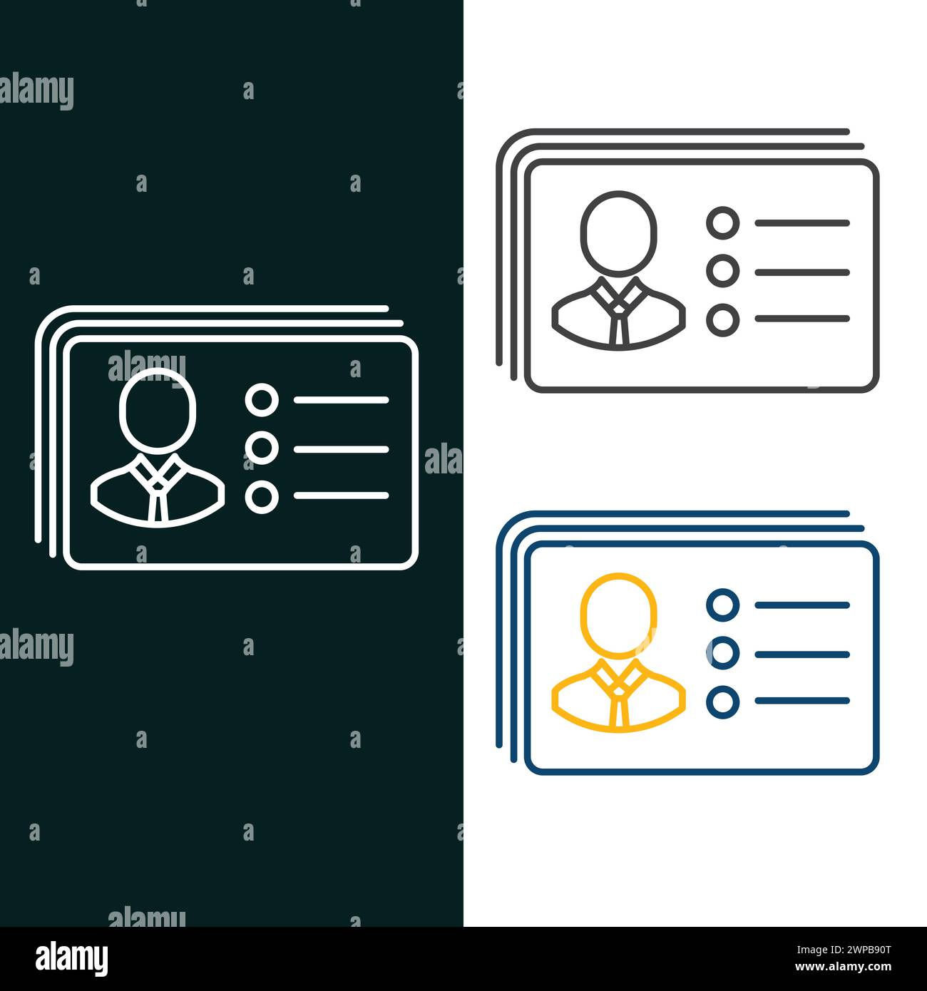 Contacts Vector Illustration Icon Design Stock Vector