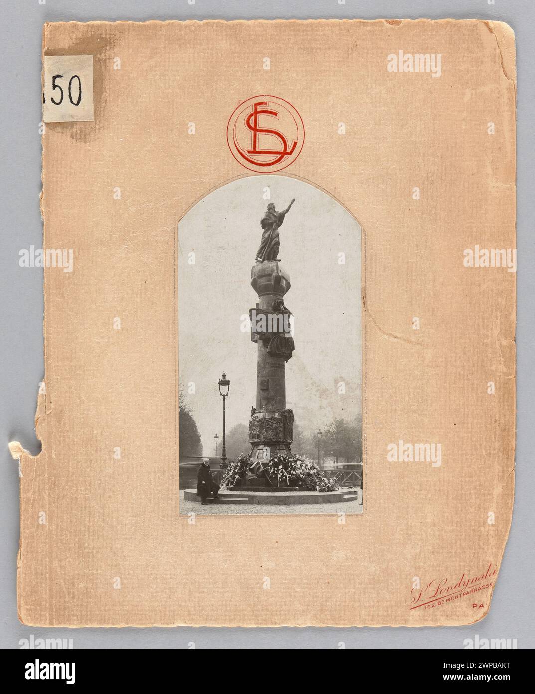 Album from the unveiling of the Adam Mickiewicz monument in Paris, chisel Émile Antoine Bourdelle; Londonski, S. (Paris); 1929 (1928-00-00-1929-00-00); Stock Photo