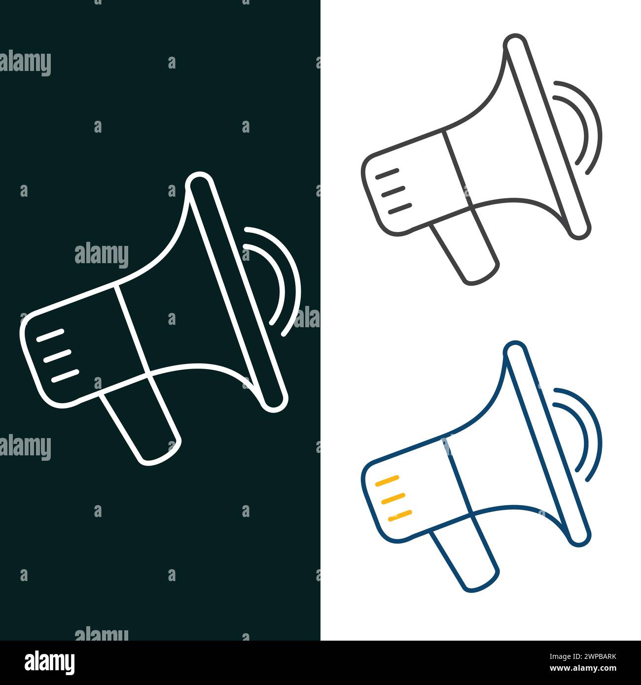 Marketing Campaign Advertising Vector Icon Design Stock Vector Image ...