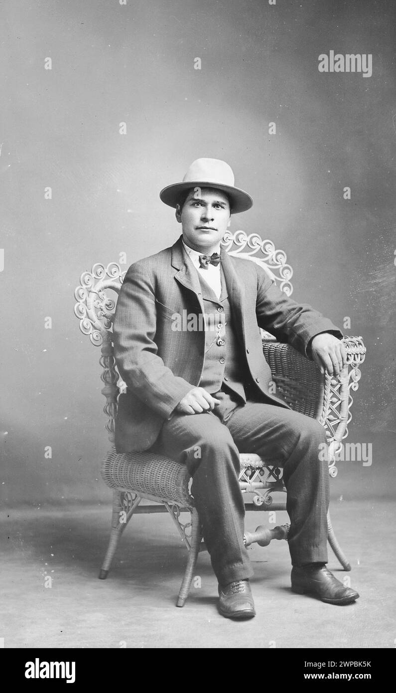 Charley Diggie, Northern (Boise Valley) Shoshone, 1897 Stock Photo