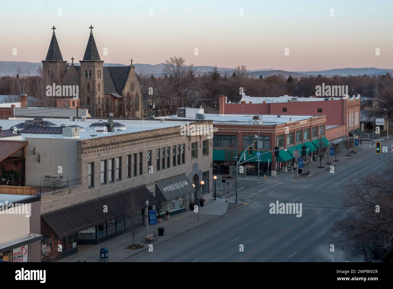 Downtown Baker City, Oregon Stock Photo Alamy