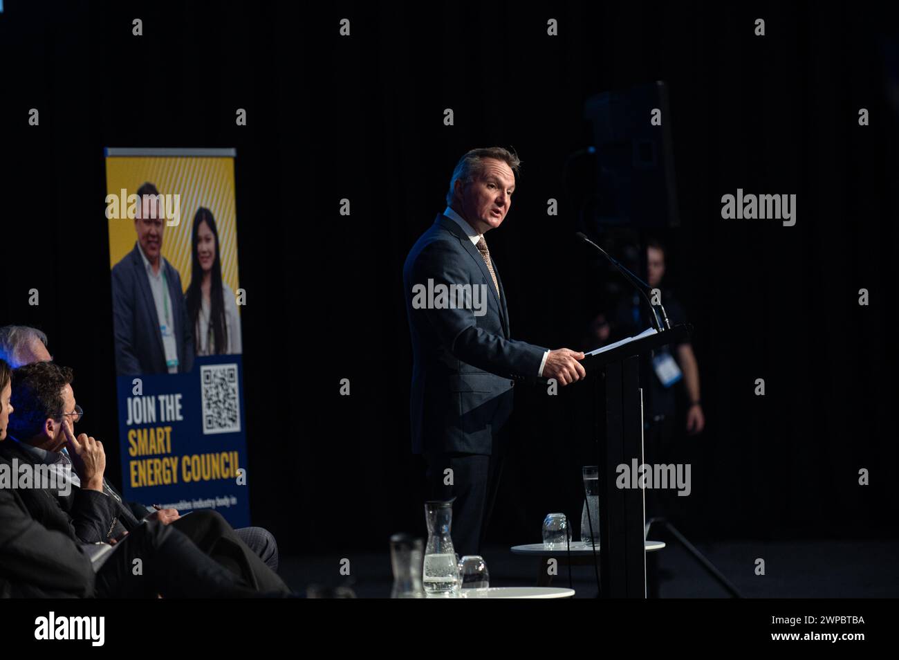 Federal Minister for Climate Change and Energy Chris Bowen participates ...